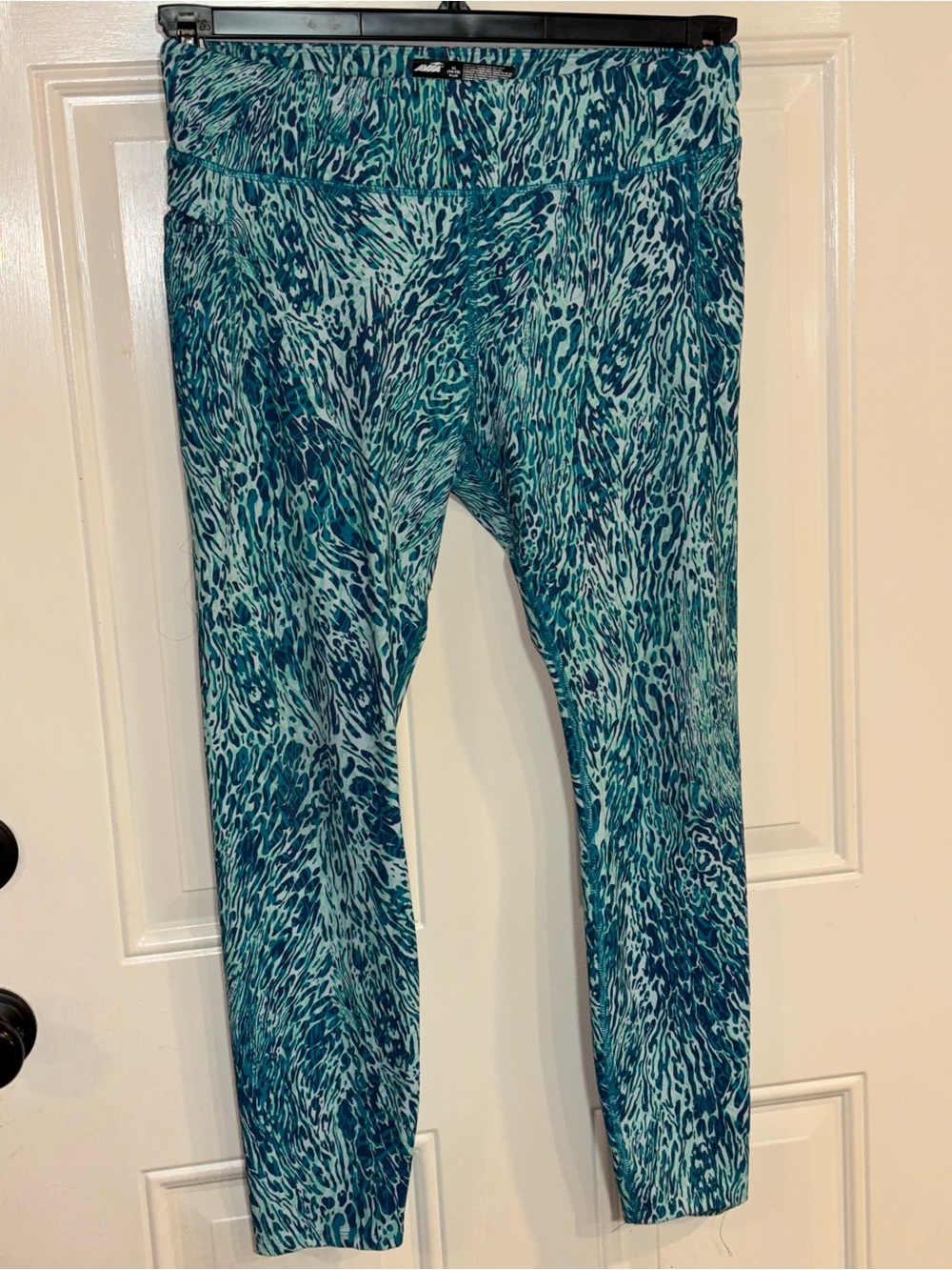 Avia Blue Teal Printed Girls' Leggings